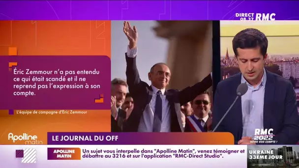 "Le journal du off" : Éric Zemmour a tenté de se relancer avec son grand meeting du Trocadéro