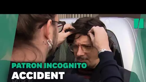 Dans "Patron Incognito", la perruque du PDG de Finsbury se décroche au pire moment