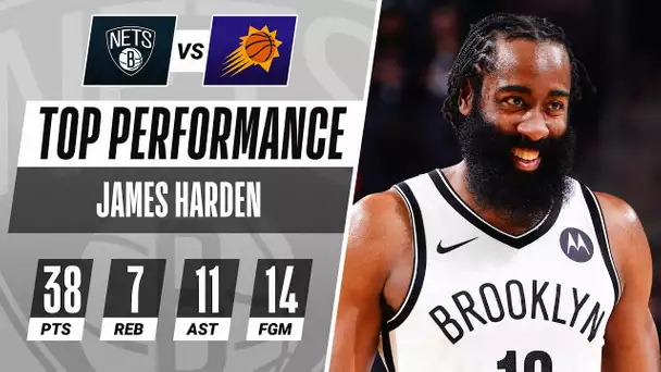 Harden's 38 PTS, 7 REB, 11 AST & Go-Ahead Three Helps The Nets Storm Back From 24 Down!