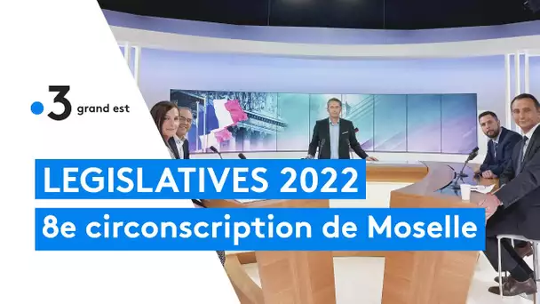 Debat elections legislatives 2022 : 8e circonscription de Moselle Hayange Thionville Ouest