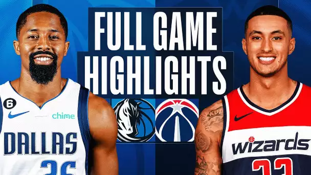 MAVERICKS at WIZARDS | NBA FULL GAME HIGHLIGHTS | November 10, 2022