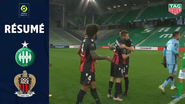 AS SAINT-ÉTIENNE - OGC NICE (1 - 3) - Résumé - (ASSE - OGCN) / 2020-2021