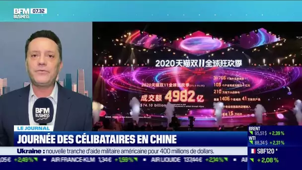 Journée des célibataires en Chine: près de 140 milliards d'euros de ventes attendus sur Internet