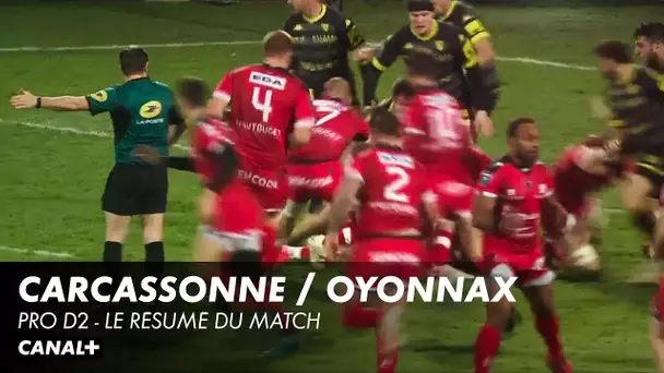 Le résumé de Carcassonne / Oyonnax - J17 Pro D2