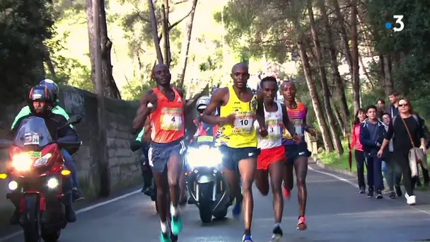 Marseille-Cassis 2018 : la tête de course près de l&#039;arrivée