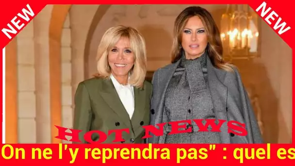 “On ne l’y reprendra pas” : quel est ce faux-pas de Brigitte Macron face à Melania Trump ?