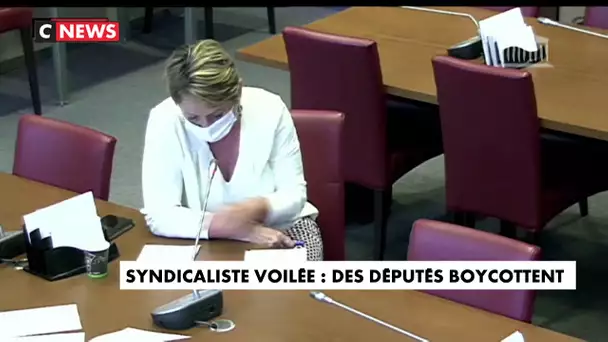 Syndicaliste voilée : des députés boycottent