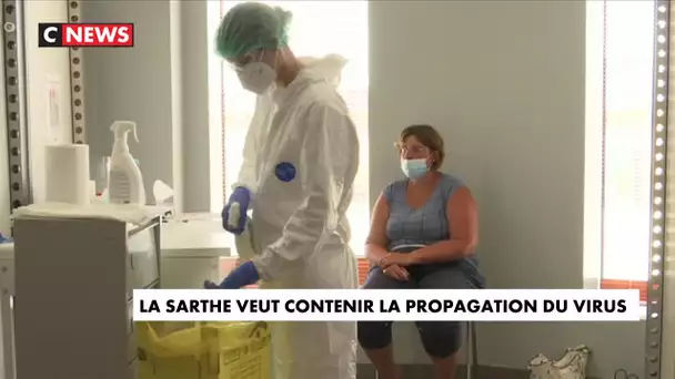 La Sarthe veut contenir la propagation du virus