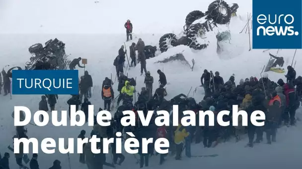 Double avalanche meurtrière en Turquie