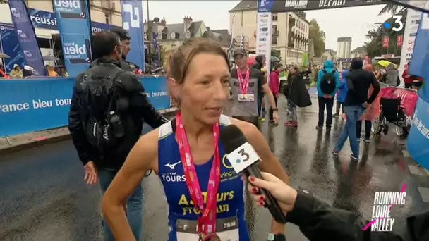 Running Loire Valley 2019 : arrivée de la 1e femme sur le Marathon