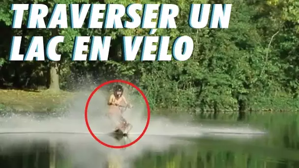 Défi : Traverser un lac en vélo ! (ft Nos Fins De Semaine)