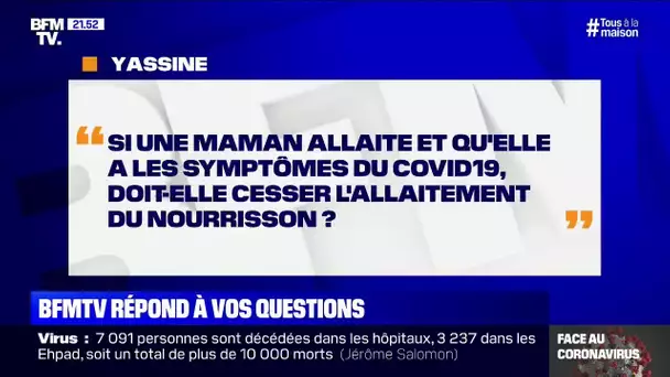 Si une maman a les symptômes du Covid-19, doit-elle cesser l'allaitement ? BFMTV vous répond