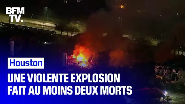 Au moins deux personnes sont mortes dans la puissante explosion d'un entrepôt industriel à Houston ⤵