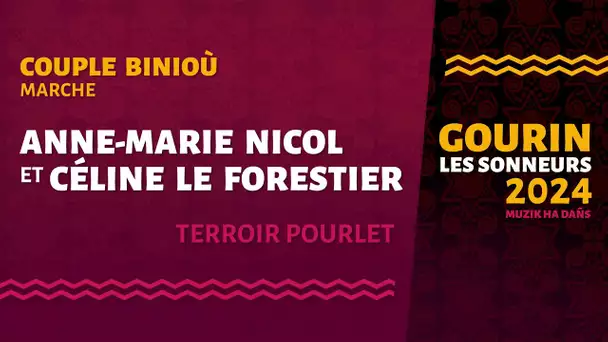 Gourin 2024 - Biniou - Marche : Anne-Marie Nicol et Céline Le Forestier