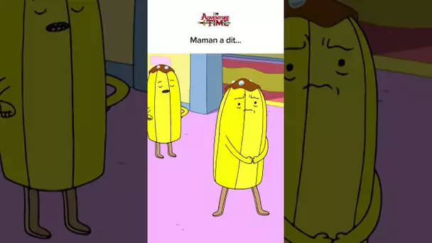 🎵 Maman a dit que ça peut arriver ! 🎵😬🍌 #AdventureTime #Chanson  @CartoonNetworkFR