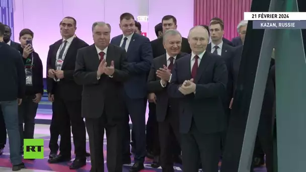 Poutine a visité les espaces des Jeux du futur avec les dirigeants de la CEI
