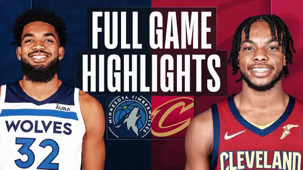 TIMBERWOLVES at CAVALIERS | NBA FULL GAME HIGHLIGHTS | November 13, 2022