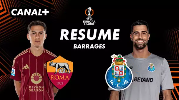 Le résumé de AS Rome / Porto - Ligue Europa 2024-25 (Barrages retour)