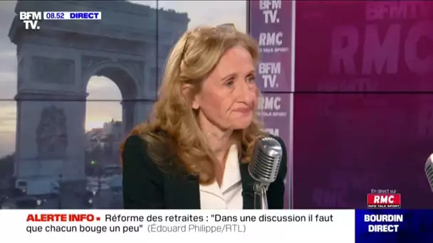 Nicole Belloubet face à Jean-Jacques Bourdin sur RMC et BFMTV