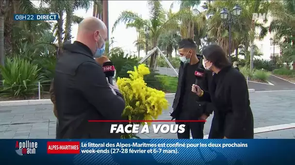 Quand des auditeurs de RMC interviennent en direct pour offrir des fleurs à Apolline de Malherbe