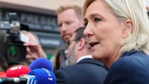 Pour sa rentrée parlementaire, Marine Le Pen appelle à une nouvelle dissolution