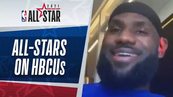 All-Stars On Elevating HBCUs! | #NBAAllStarMedia presented by AT&T