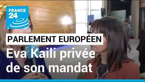 Parlement européen : Eva Kaili privée de son mandat de vice-présidente • FRANCE 24