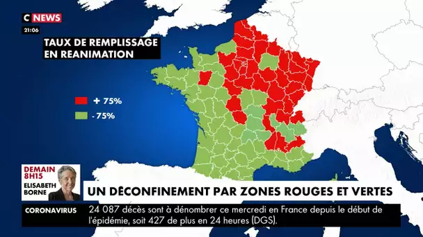 Un déconfinement par zones rouges et vertes