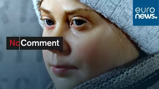 Une statue de cire de Greta Thunberg