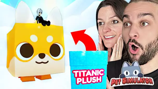 KIM PACK SON PREMIER TITANIC SUR PET SIMULATOR 99 ! PACK OPENING INCROYABLE !