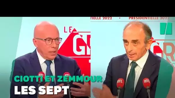 Ciotti et Zemmour: le "jeu" des 7 ressemblances