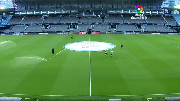 Calentamiento RC Celta vs Atlético de Madrid