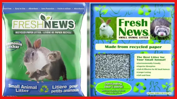 Fresh News Recycled Paper Small Animal Litter Bedding