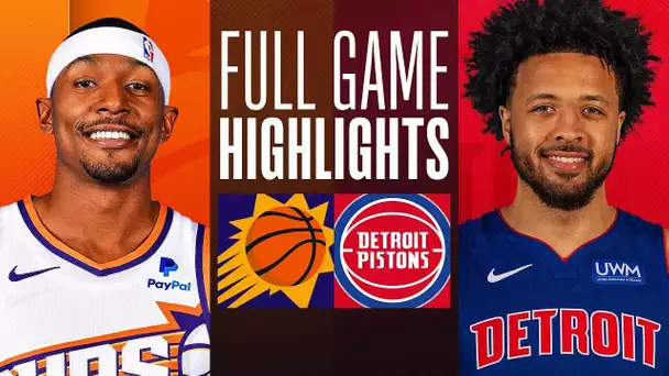 SUNS at PISTONS | NBA PRESEASON FULL GAME HIGHLIGHTS | October 8, 2023