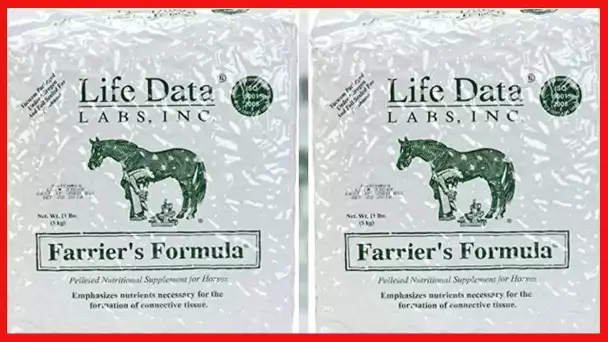 Farrier's Formula Refill Bag, 11 lbs; Pelleted Hoof and Coat Supplement For Horses; Supplement Can