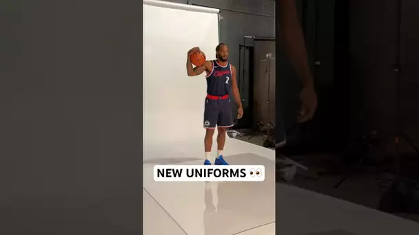 Kawhi Leonard & James Harden in the Clippers new uniforms 🔥 | #Shorts