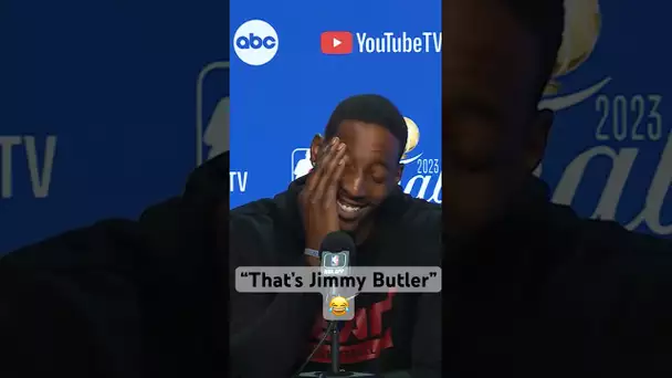 Another Great Playoff Jimmy Moment😂 Bam Adebayo’s presser gets interrupted! | #Shorts