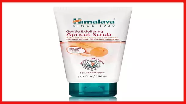 Himalaya Gentle Exfoliating Apricot Scrub to Nourish, Soften and Remove Dead Skin Cells for a Deep