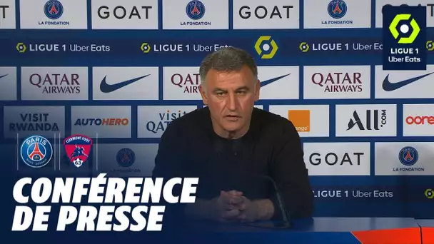 Conférence de presse PARIS SAINT-GERMAIN - CLERMONT FOOT 63 (2-3)  / 2022/2023