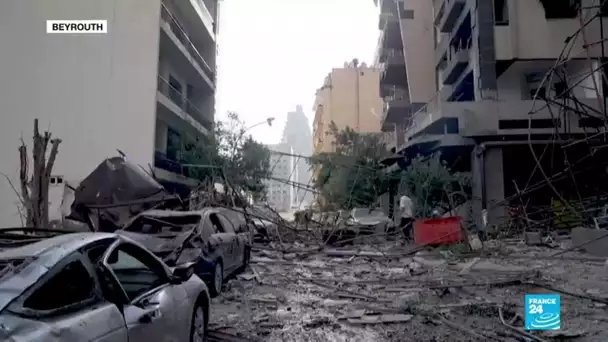 Explosions à Beyrouth : le quartier de Mar Mikhael dévasté