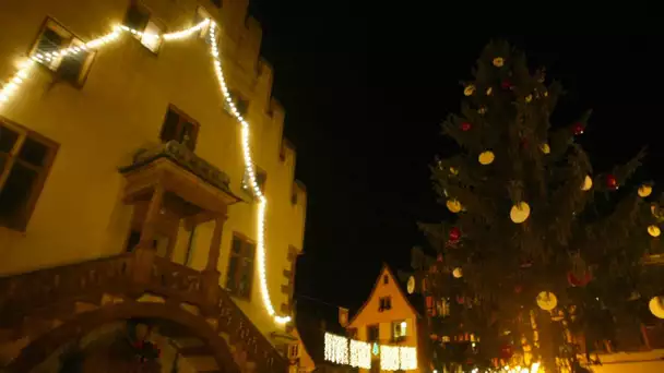 Bas-Rhin : Des habitants bénévoles aident à mettre en place les décorations de Noël dans la ville