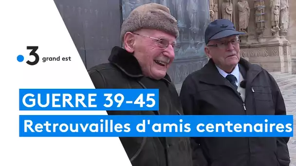 Séparés par la guerre 39-45, deux amis centenaires se retrouvent pour tourner un documentaire