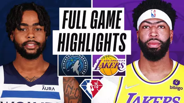 TIMBERWOLVES at LAKERS | FULL GAME HIGHLIGHTS | November 12, 2021