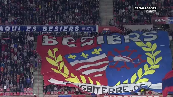 Pro D2 : Le tifo des supporters biterrois !