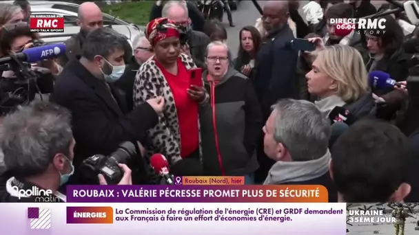 Présidentielle: Valérie Pécresse tente de réimposer le sujet de l'insécurité dans la campagne