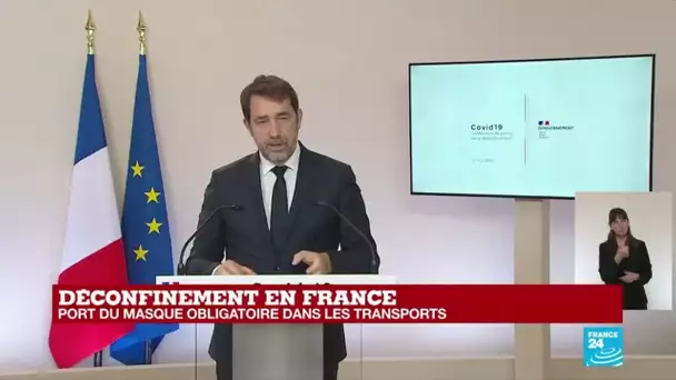 REPLAY - Déconfinement : les modalités de déplacements précisées par Christophe Castaner