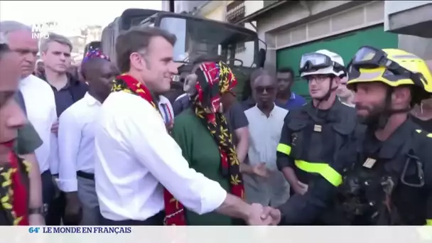 Mayotte : visite du président français