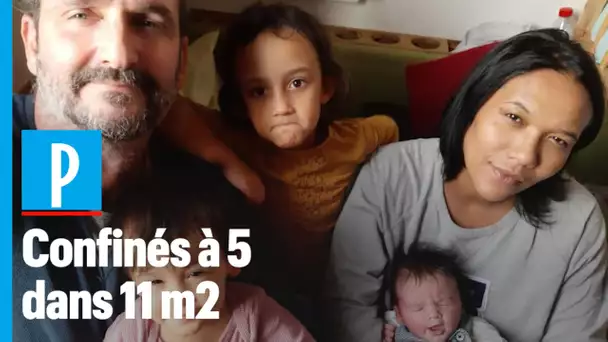 Un famille confinée dans 11 m² : « On est obligés d'avoir une organisation quasi militaire »