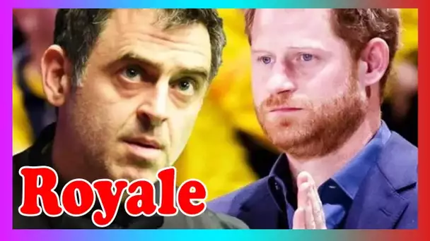 Réponse de Ronnie O'Sullivan au prince Harry après le Megxit : ''Il a fait un coureur''