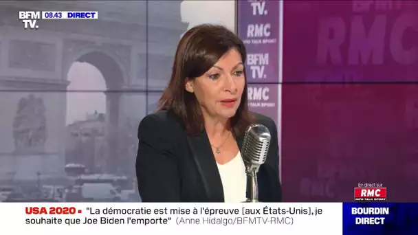 Anne Hidalgo sur la baisse de l'offre de transports: "Je n'y suis pas favorable"